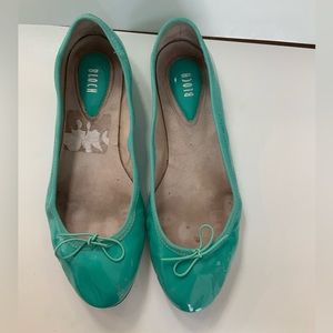 💗3/$15 Bloch Turquoise/Green Size 7.5 Ladies Ballet Slippers